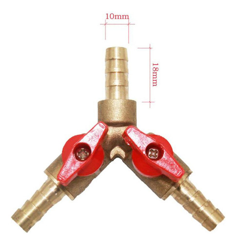 Válvula De Bola De Cierre De 3 Vías 10 Mm
