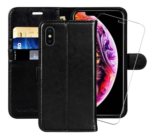 Funda Protectora De Pantalla Para iPhone Negro