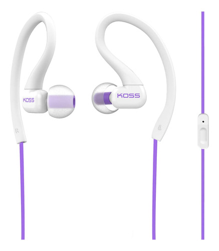 Auriculares Koss Ksc32i V Sport Clip, Color Violeta