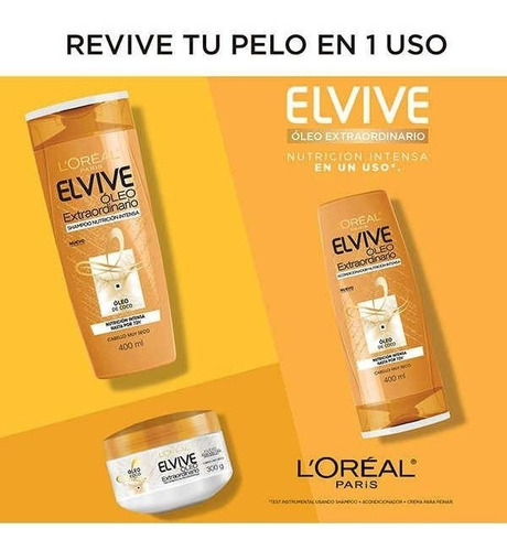 Imagen 5 de 5 de Tratamiento Oleo Extraordinario Loreal Elvive Coco