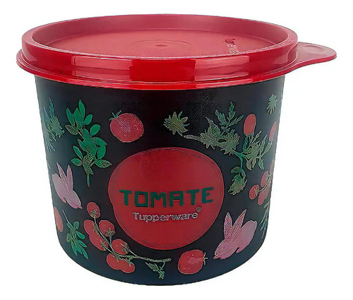 Pote Para Alimentos Hermético Tupperware Redondinha 500ml 500ml Tomate Floral