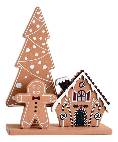 Decoración Navideña De Mesa De Árbol De 19 X 6 X 23 Cm