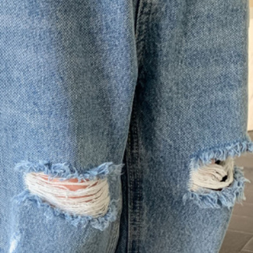 Pantalones Vaqueros Para Niños, Color Liso, Bolsa Elástica C
