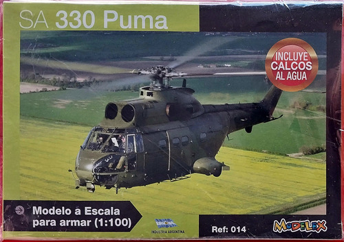 Helicóptero Para Armar Modelex: Sa 330 Puma ( Malvinas) 