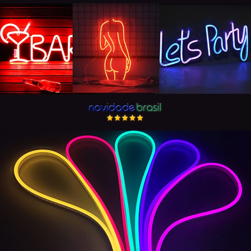Imagem 8 de 9 de 3 Metros Mangueira Fita Led Neon 12v Carro Moto Corte 2,5cm