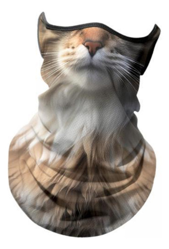 3 De Cuello Con Máscara Facial De Animales Para Gato