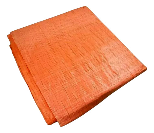 Lona Laranja Reforçada 5x3 Metros 180 Gramas 200 Micras Ajax