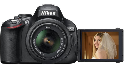 Imagem 7 de 10 de Câmera Digital Nikon D5100 Dslr Com Lente Af-p Dx 18-55mm Vr