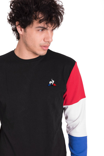 Buzo Tri Sp Bbr Crew Negro Hombre Mujer Le Coq Sportif