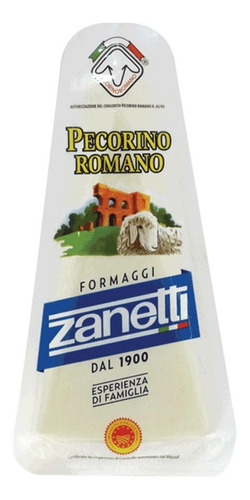 Queso Pecorino Romano Zanetti 150g D.o.p. 100% Italiano!