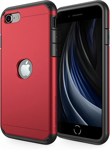 Funda Para iPhone SE (color Rojo Oscuro)