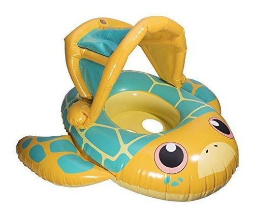 Swimways Sun Canopy Baby Boat - Turtle