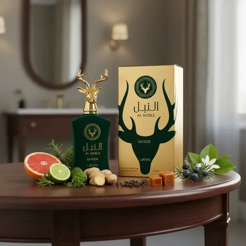 Perfume Árabe Al Noble Safeer Lattafa Compartilhável 100ml