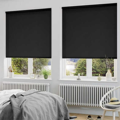 Cortina Roller Blackout 110 X 120cm Usa 100% Black Out 1x1