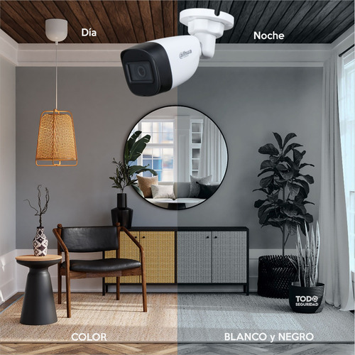 Imagen 6 de 10 de Kit Seguridad Dahua Cctv Dvr 8ch + 8 Camara 2mp Audio + 1tb