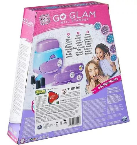 Conjunto para Pintura de Unhas - Go Glam - Carimbo de Unhas