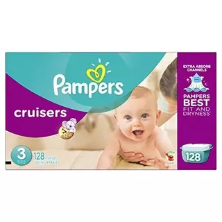 Pañales Pampers Cruisers , Etapa 3 128 Pañales Unisex