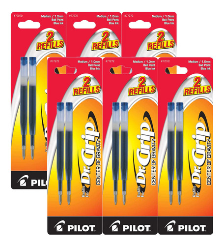 Value Pack 6 Pilot Dr Grip Centro Gravedad Boligrafo Tinta