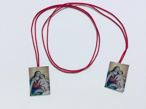 25 Collar Escapulario Virgen Del Refugio ( 25 Piezas )