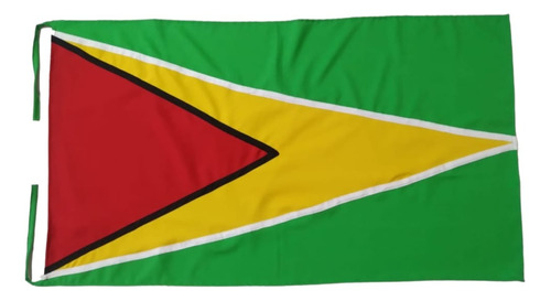 Bandera Guyana 140 X 80cm Tela Buena Calidad América
