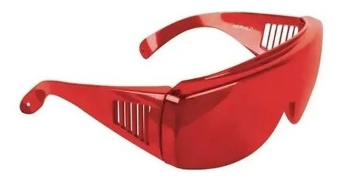 Lentes Rojos Seguridad Lampara Fotocurado Ultravioleta 2pz