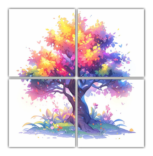 60x60cm Cuadros Decorativos Naturaleza Viva Árbol Mango Col