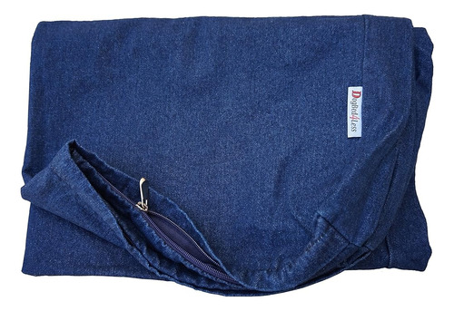 Dogbed4less Xxl 55x37x4 Pulgadas Color Azul Denim Jean Dog P