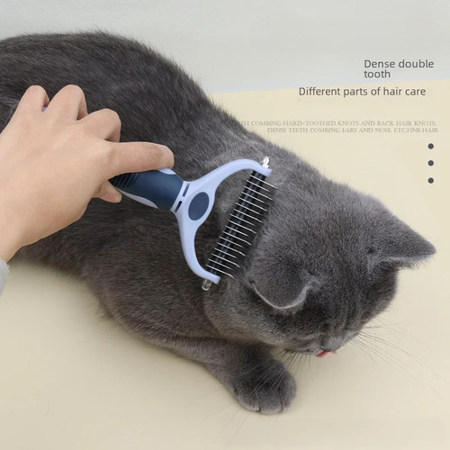 Peine Grande (doble Cara), 94912/94920, Para Gatos Y Perros,