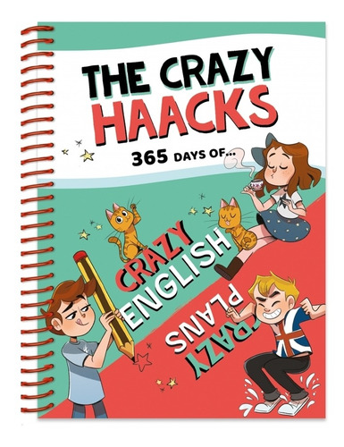 Libro Agenda The Crazy Haacks Y Actividades En Inglés (seri