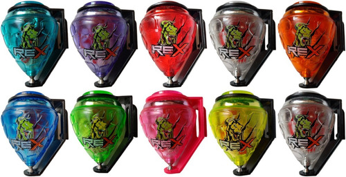 Trompo Cometa Rex - 10 Piezas - Colores Surtidos