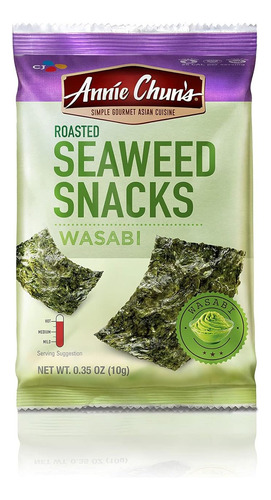 Aperitivos De Algas Marinas Con Sabor A Wasabi Orgánico De A