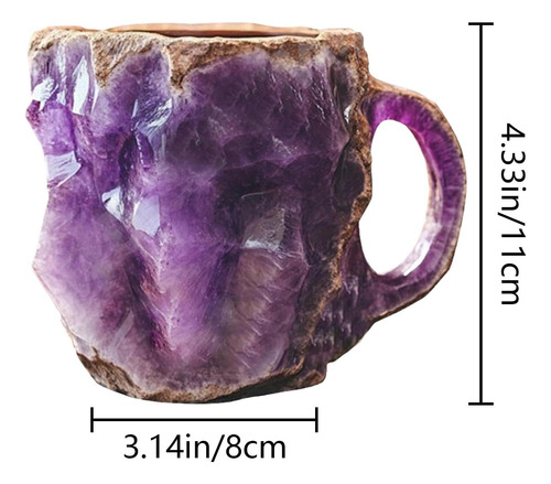 Tazas De Café De Cri-stal Mineral, Taza De Café De Cri-stal