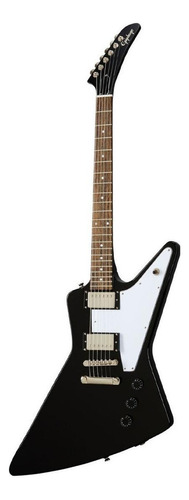 Guitarra elétrica Epiphone Original Collection Explorer designer de  mogno ebony brilhante com diapasão de louro indiano