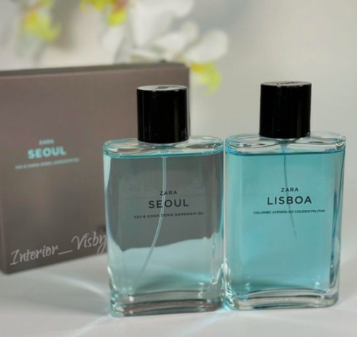 Perfumes Zara Man Seoul e Lisbon 180ml