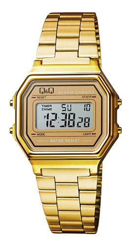 Reloj Q&q Digital Dorado G17a-003jy