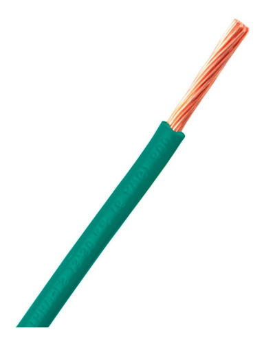 Cable thw Verde Calibre 10 Iusa De 100 Mts 90°c
