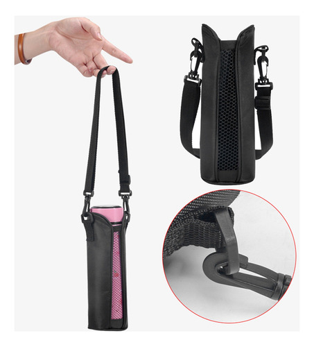 Bolsa De Transporte De Botella De Agua Aislada Con Bolsa De