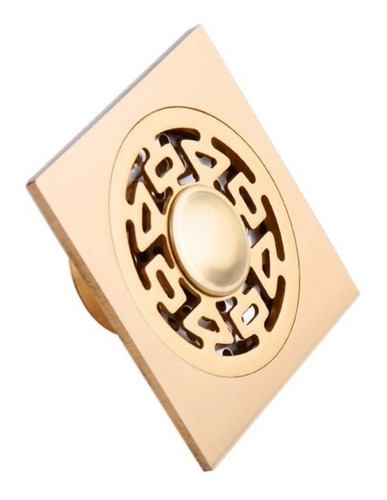Coladera Desague Laton Satinado Para Regadera De Baño