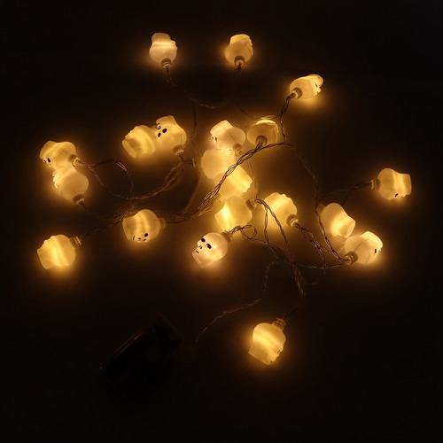 Skull Light String Skeleton S, Mini Portátil, Funciona Con P