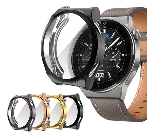 Protector Hidrogel + Bordes Tpu Huawei Watch Gt3 Pro 46mm