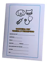 Comprar Carteira Vacina Pet 3em1 Vacina Vermifugo Antirábica 50und