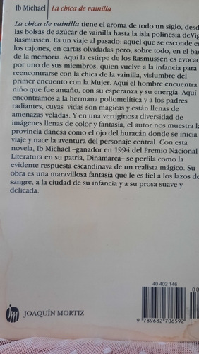 Libro La Chica De Vainilla De Ib Michael (Usado)