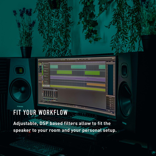 Monitor De Estudio Adam Audio T8v Para Grabación, Mezcla Y M