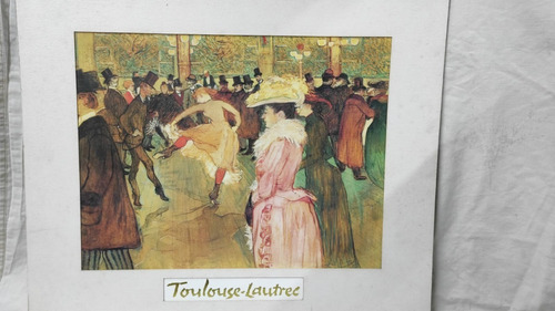 Dos Laminas Importadas De Toulouse Lautrec En Moulin Rouge