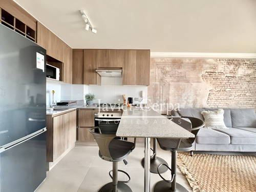 Comodo Depto Amoblado, Condominio Sector Norte