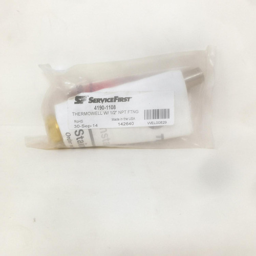 Sensor Termopozo De ½ X 5 Montaje Npt