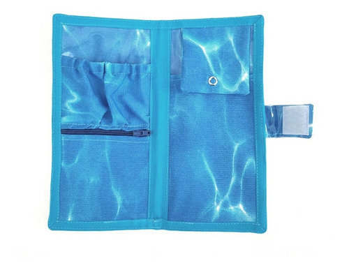 Imagem 2 de 4 de Estojo Nécessaire Porta Kit Higiene 3 Divisórias Internas