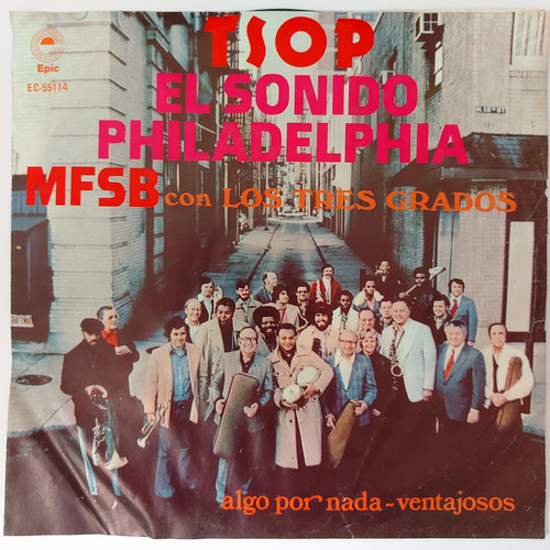 Mfsb Con Los Tres Grados - Tsop (el Sonido Philad   Single 7