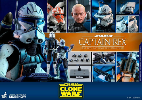 Hot Toys Star Wars The Clone Wars Tms Capitán Rex Figura De