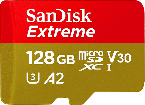 Memoria Sandisk Extreme Micro Sdxc 128 Gb 4k 160mb/s 